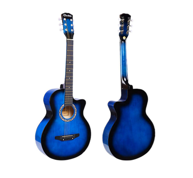 JJ PRIME - Blue 3 - 4 Acoustic Guitar, 38